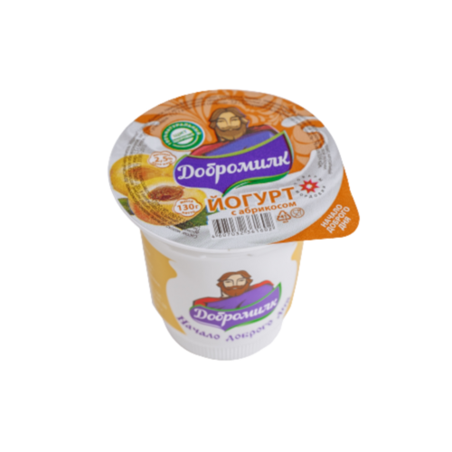 Фото Добромилк йогурт с абрикосом