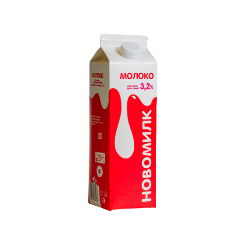 Фото Новомилк молоко 3.2%